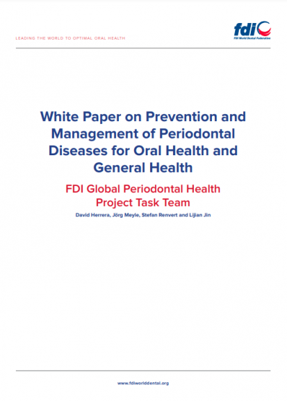 White paper on prevention and management of periodontal diseases for oral health and general health_white paper